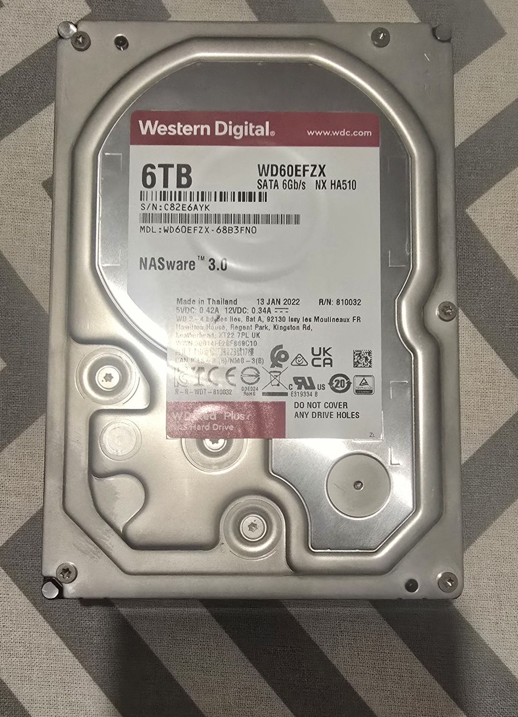 Disco rígido Western Digital RED 6TB