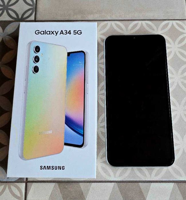 Телефон SAMSUNG Galaxy A34 5G 8/256Gb Dual Sim Silver (SM-A346EZSESEK)