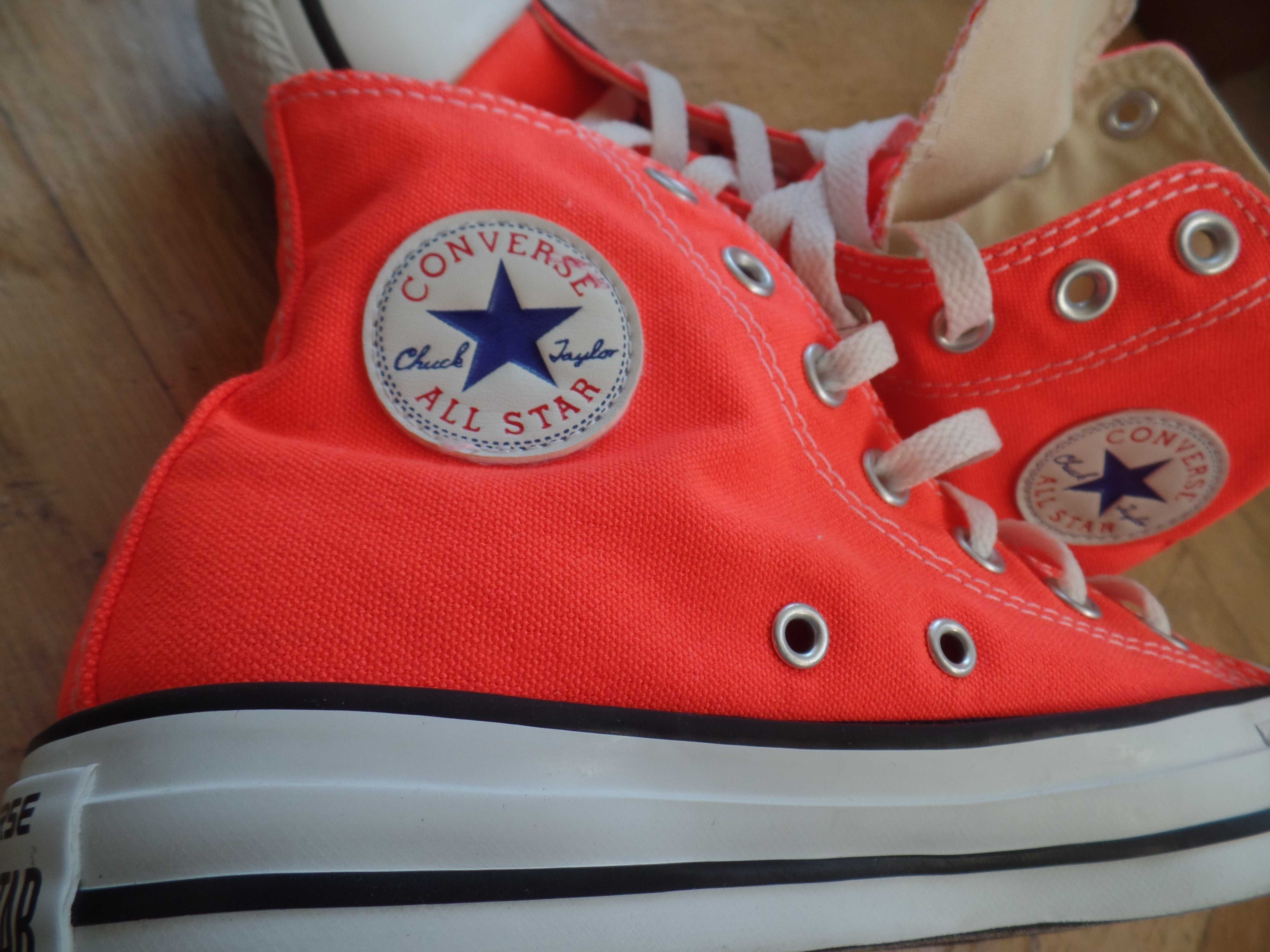 trampki converse pomarańcz r. 36,5 cm