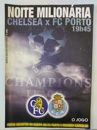 Programa do Chelsea FC Porto Champions league 2004/2005