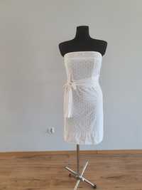 Biała bawełniana sukienka Orsay w rozmiarze S