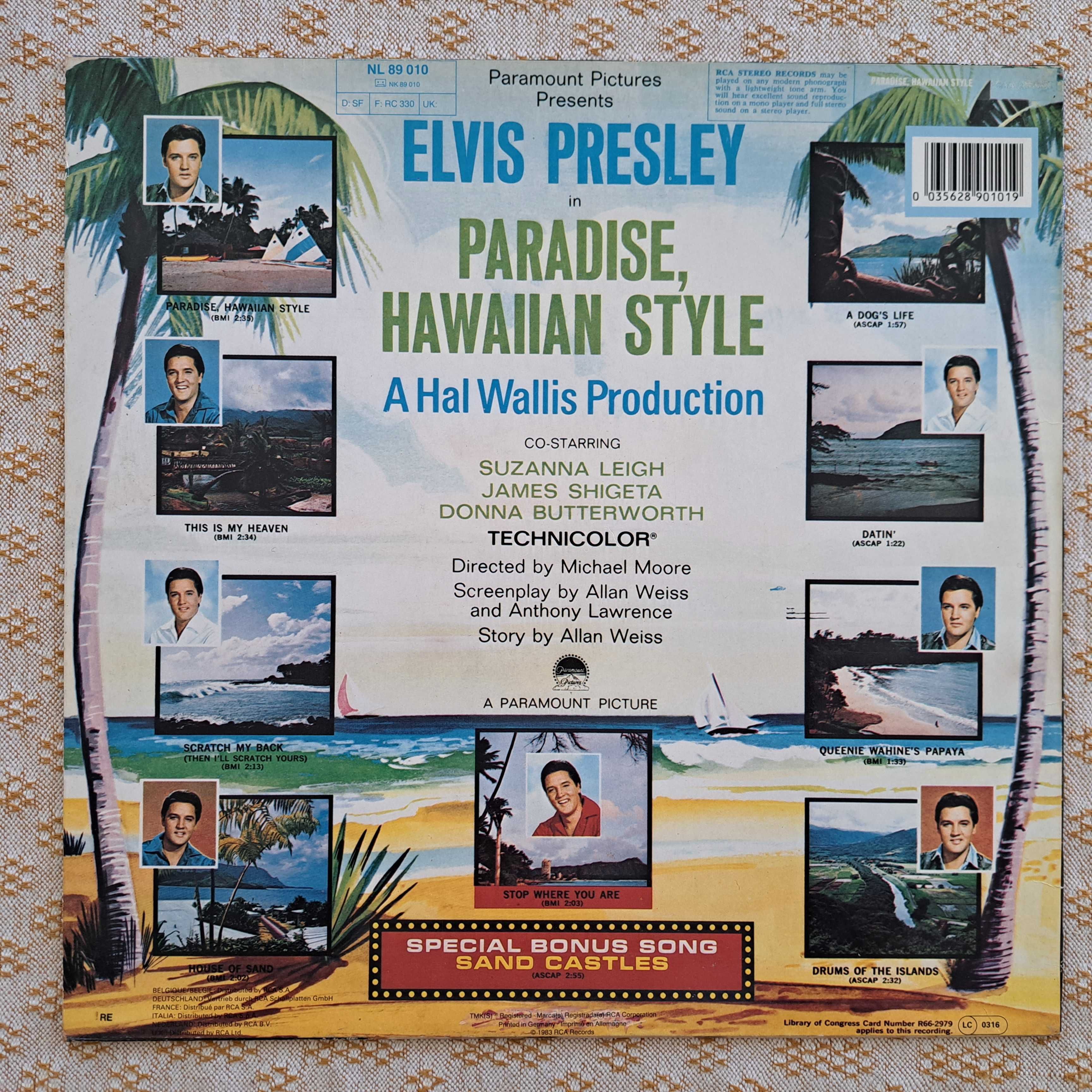 Elvis Presley  Paradise  Hawaiian Style  1984 UK&EU (NM/EX)