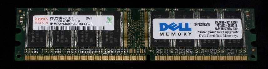 Память 1Gb DDR-400
