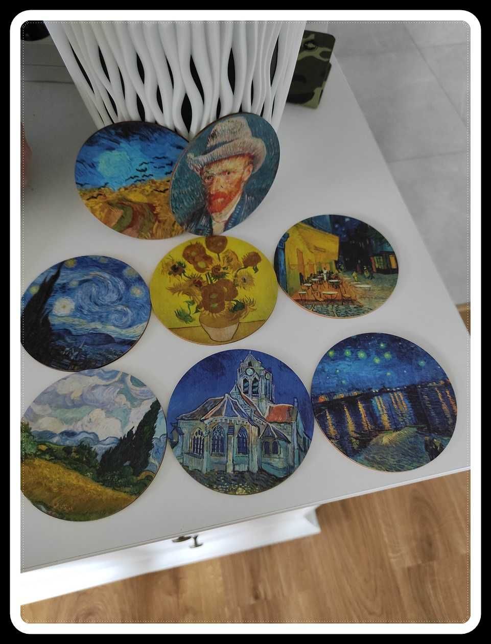 Podstawki pod kubki podkładki nowe 8 sztuk