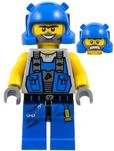 Lego Minifigures - Power Miners - Power Miner - Duke - pm034 x3