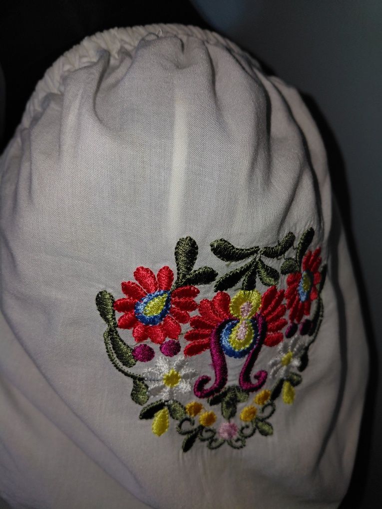 Śliczna bluzeczka folk boho bawełna z haftem MONSOON r. M/L