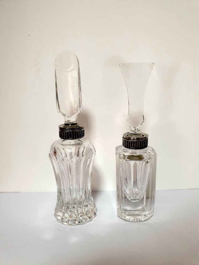 Conjunto de 2 frascos de perfume Cristal Atlantis