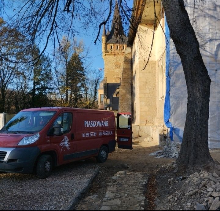 Piaskowanie mobilne i stacjonarne z malowaniem