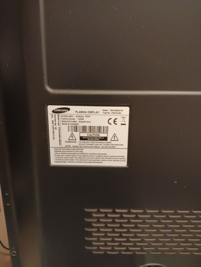 Sprzedam plazmę Samsung