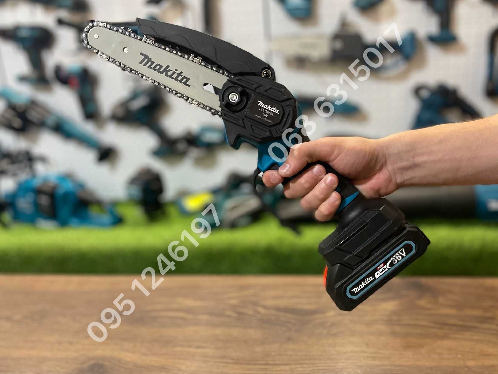 сучкорез Мини пилка Makita DUC365BL аккумуляторный для сада веткорез
