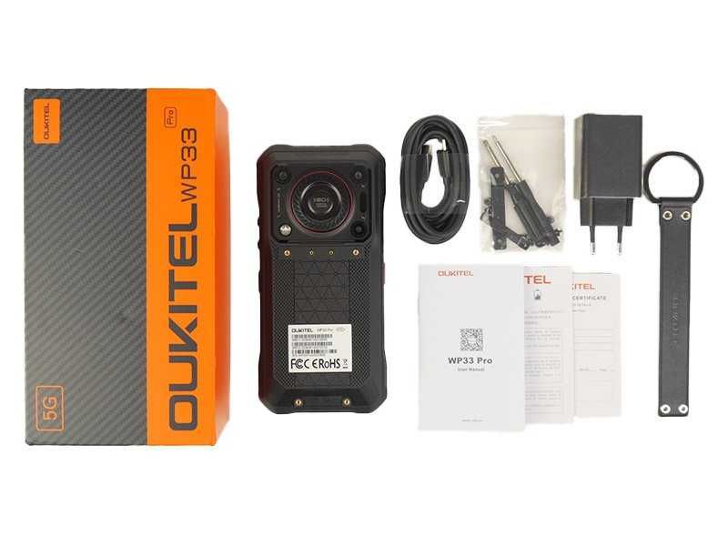 Oukitel WP33 Pro 8/256GB, Дуже велика батарея 22000mAh, Гучний динамик