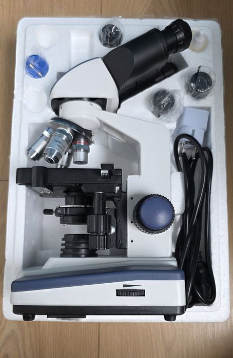 Mikroskop biologiczny AmScope120c + gratis