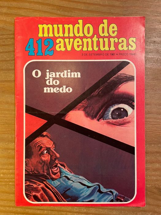 BD O Jardim do Medo - Mundo de Aventuras 412 (portes grátis)