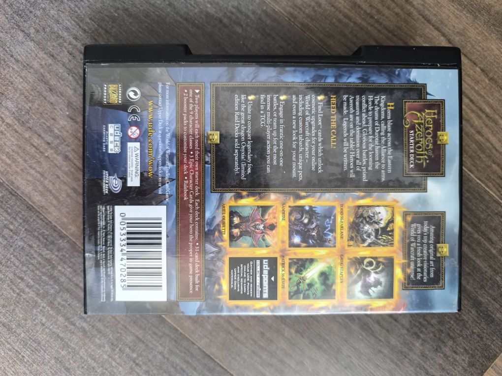 WoW TCG zestaw kart