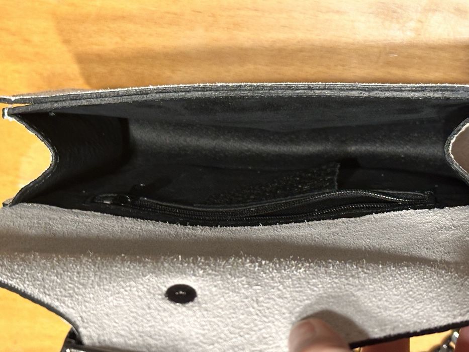 torebka skora Made in Italy wloska piekna elegancka kopertowka