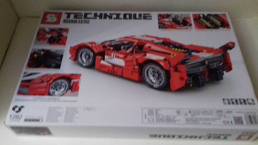 Конструктор 8608 машина Ламборгини SY BLOCK TECHNIQUE 1:14 1282 детал.