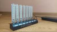 8 led ліхтар usb 8 led светильник usb нічник usb ночник флешка 8лед