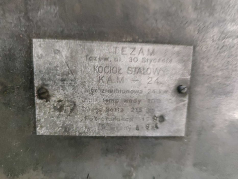 Piec stalowy węglowy