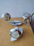 Lampa sufitowa, stan bdb, srebrna