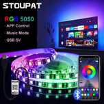 Светодиодная лента LED RGB 5050 5м USB Bluetooth Светодиодная Лента