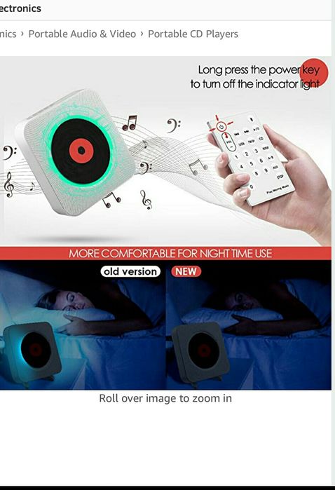 Głośnik bluetooth aux radio cd player usb pilot nowe