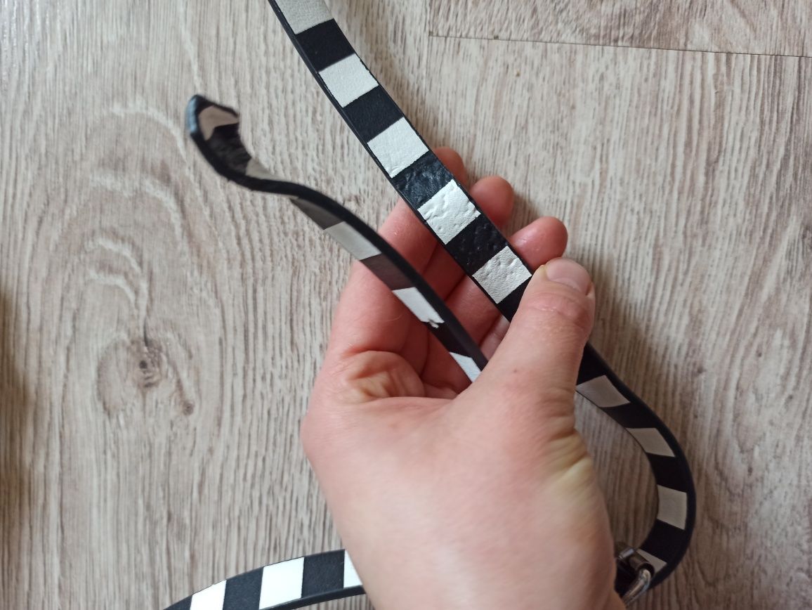 Torebka zara paski zebra crossbody