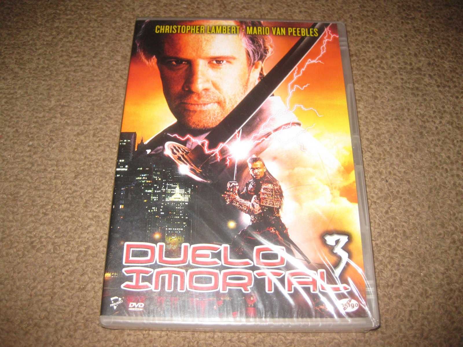 DVD "Duelo Imortal 3" com Christopher Lambert/Selado!