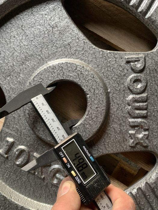 NOWE Obciążenie olimpijskie 50mm kierownica żeliwo 20kg 15kg 10kg 5kg