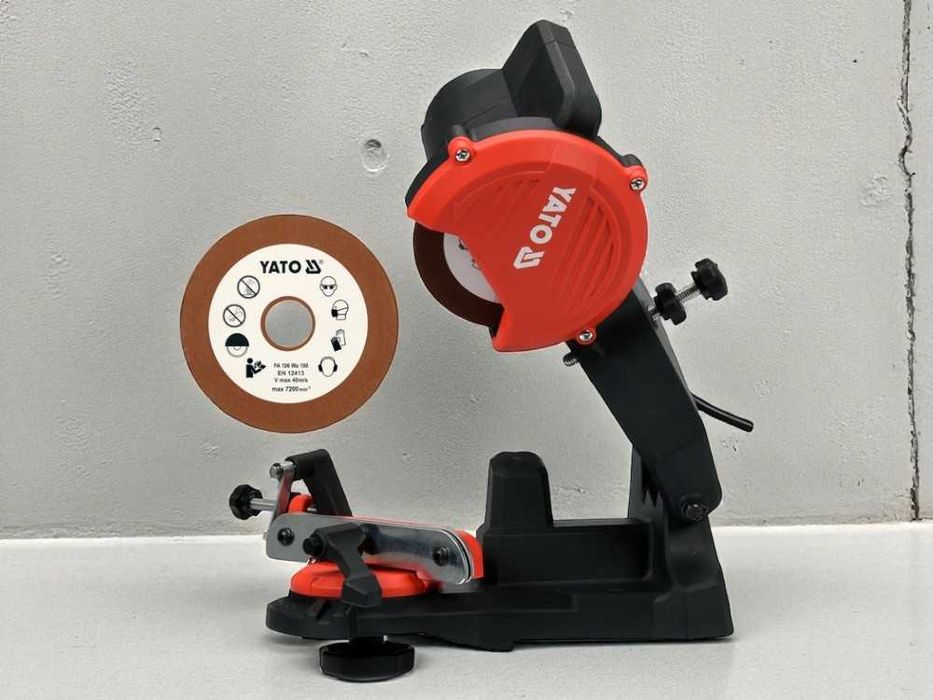 Elektryczna ostrzałka do łańcuchów YATO 85 W Szybka Precyzyjna [NOWA]