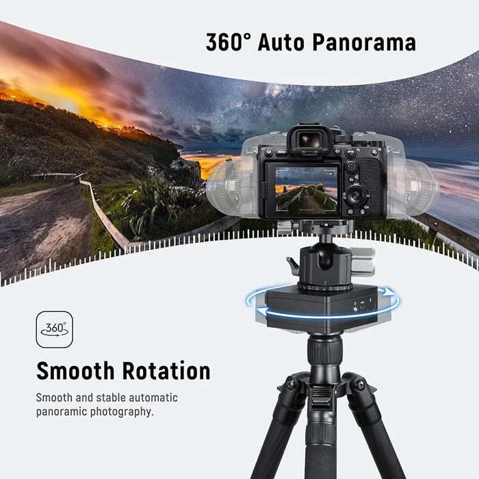 NEEWER GM16 Zmotoryzowana głowica statywu 360° ze sterowaniem APP