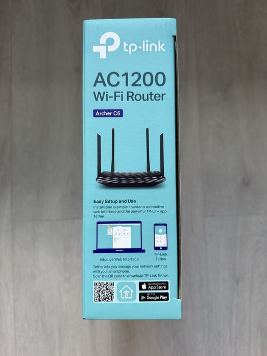 Tp link AC1200 Wi-Fi Router Full Gigabit / Dual Band Acher C6