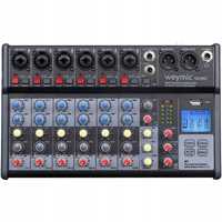 Mixer Weymic SE80 8 wejść BT MP3 FX Phanon 48V mikser DJ