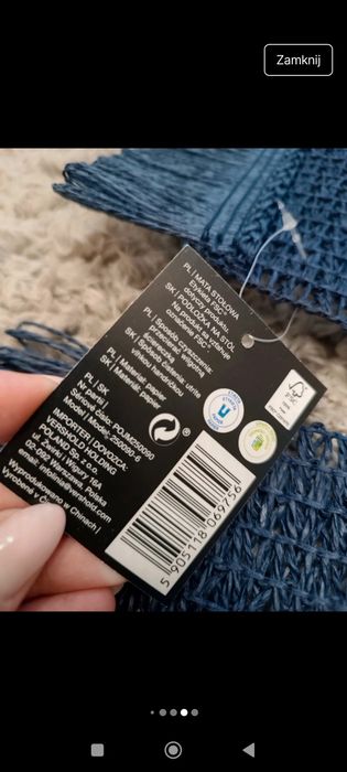 Maty stołowe podkładki granatowe Smukee