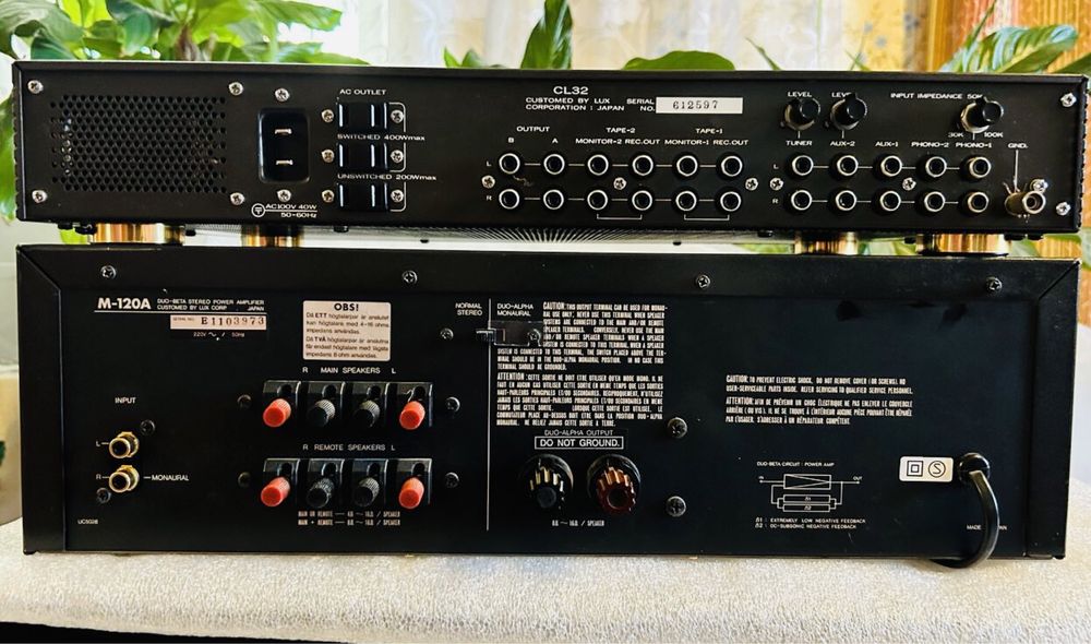 Усилители Luxman CL 32, M120
