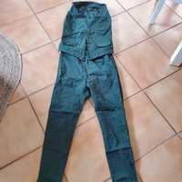 Mega elastyczny komplet spodnie  kamizelka zieleń M/L