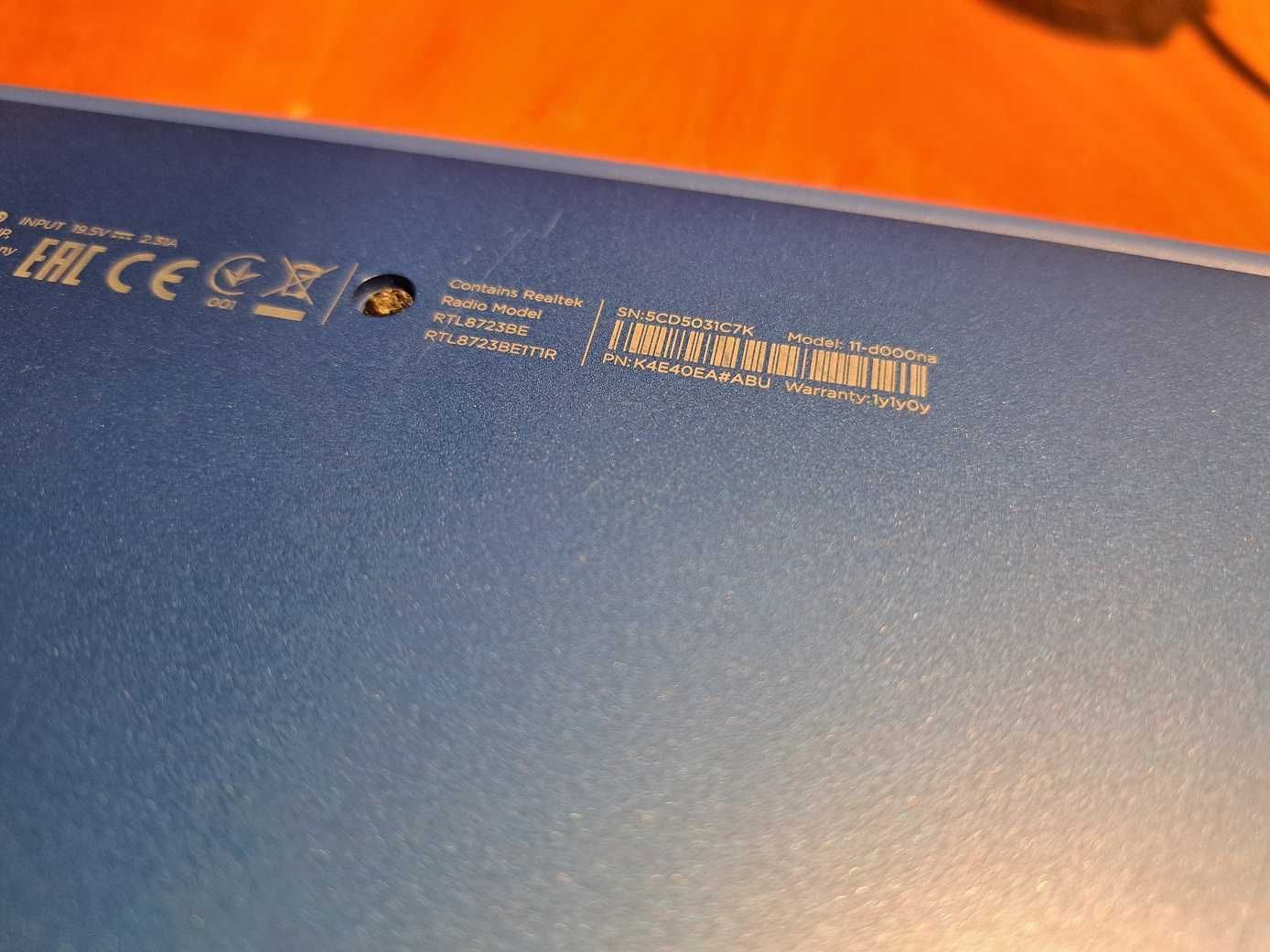 Notebook laptop HP STREAM 11-d000na - uruchamia się.