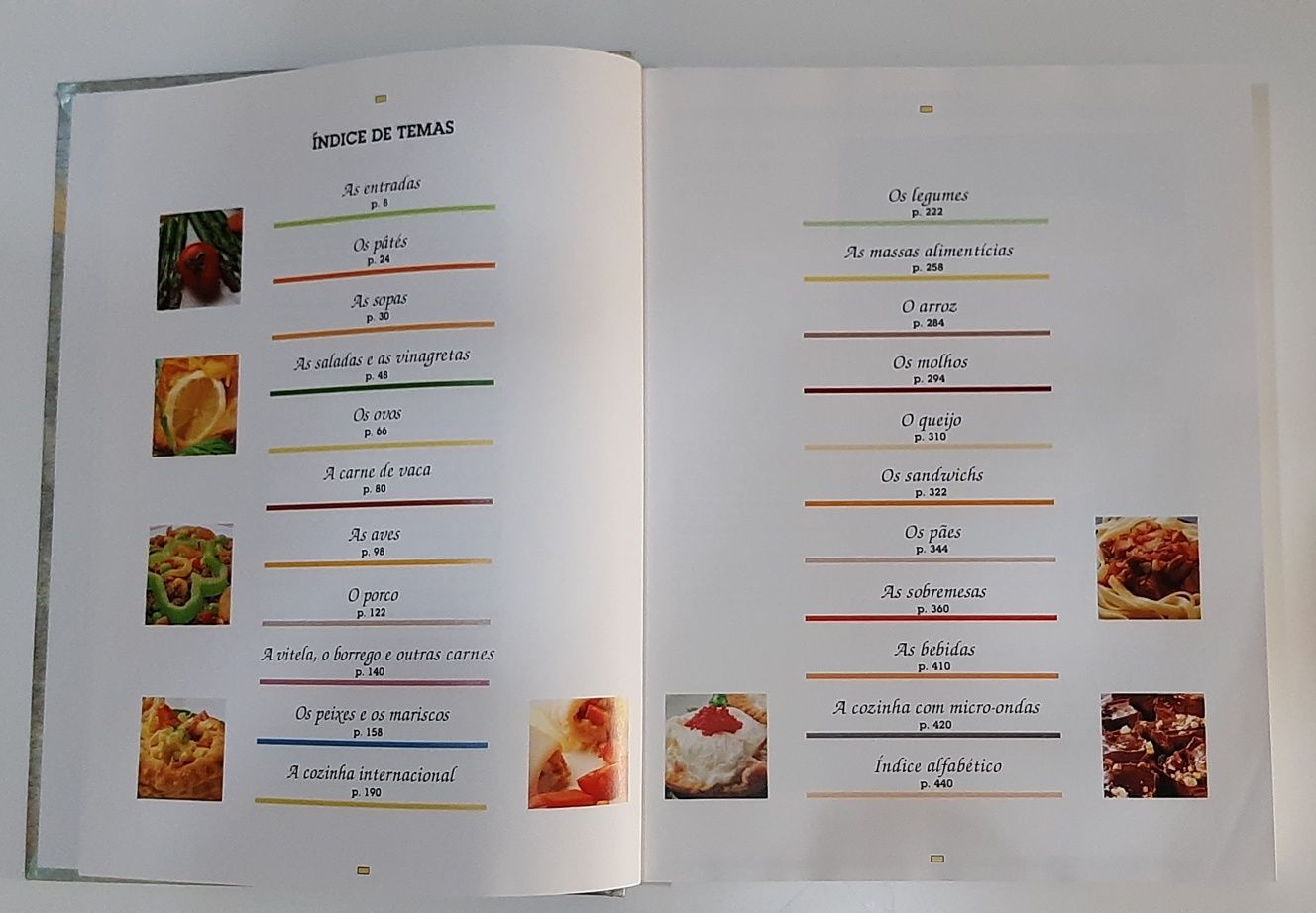 3 Livros de culinária