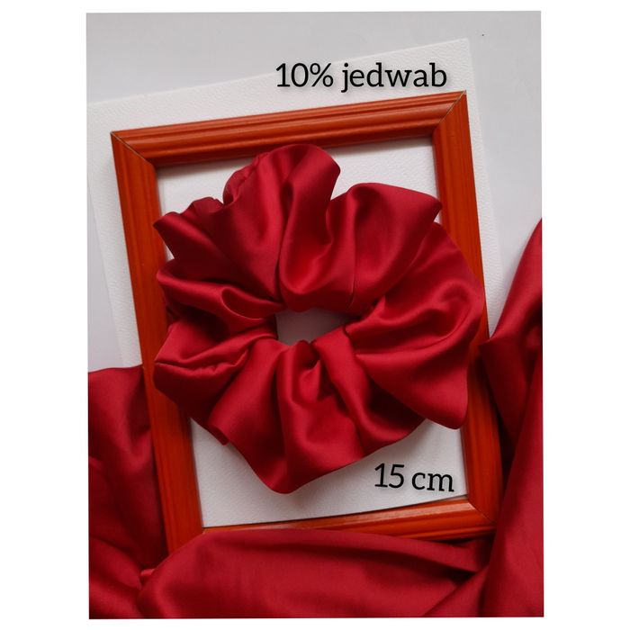 Satynowa gumka do włosów xxl