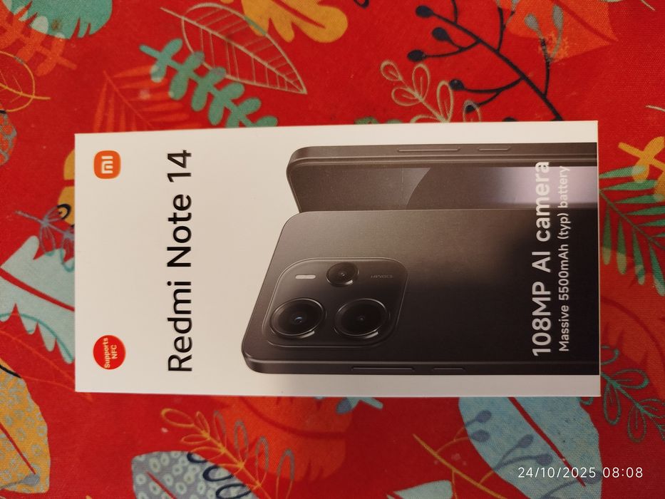 Smartphone XIAOMI Redmi Note 14 (6,67'' - 6 GB - 128 GB - Preto)