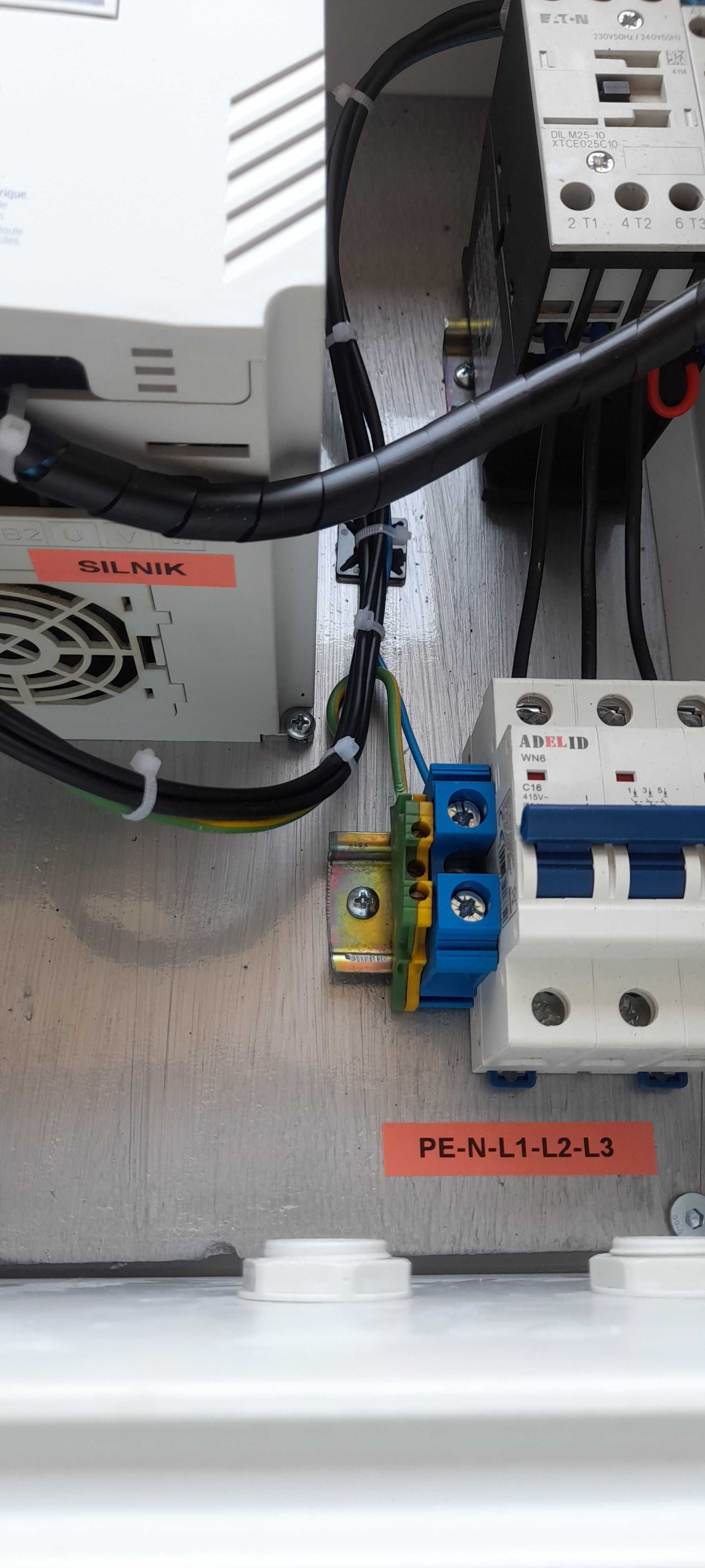 Falownik Lg ls 4kw 400V + skrzynka i kpl. sterowanie