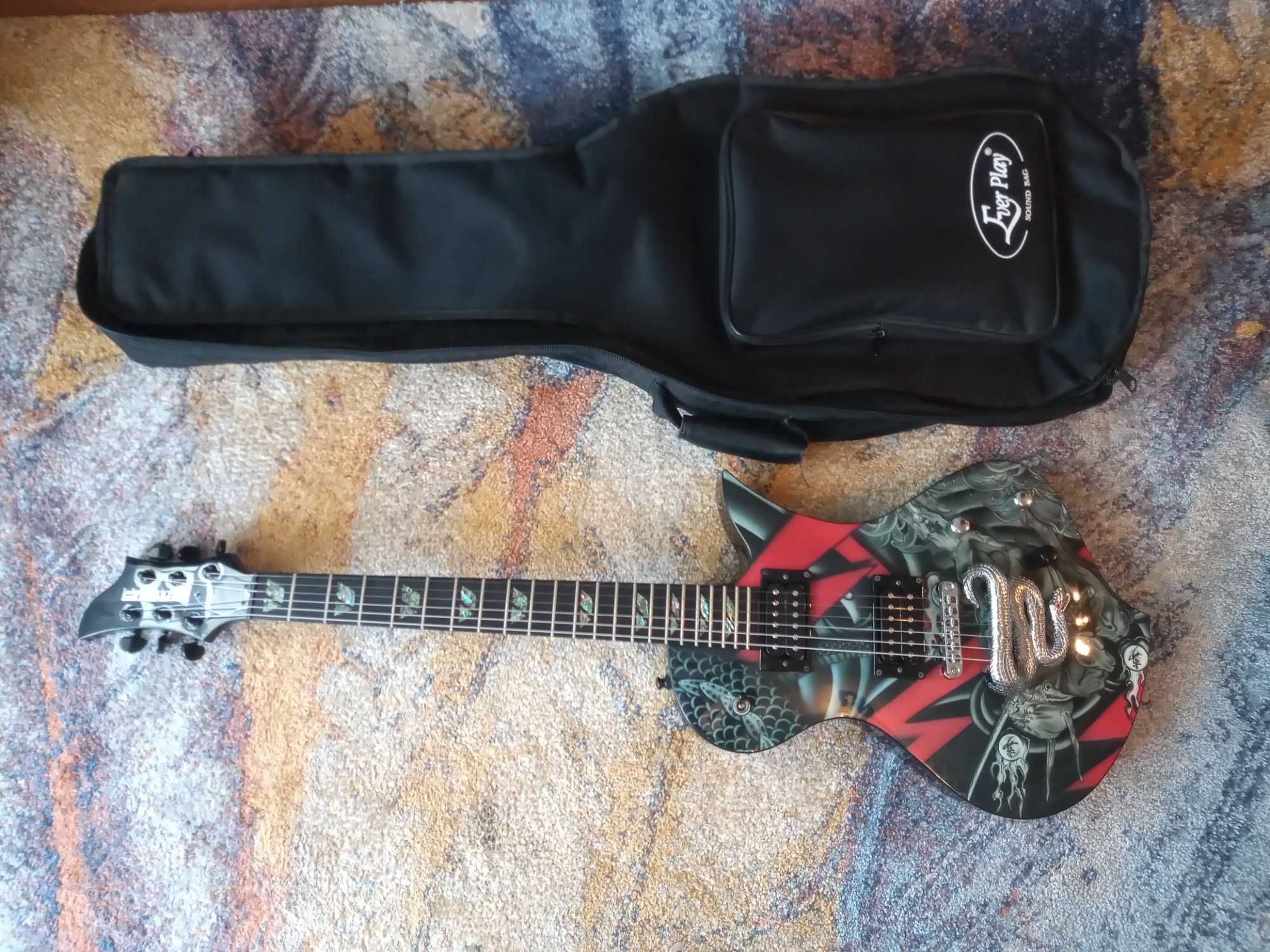 Fernandes Ravelle Shin Demon - Unikat!!! świetny Les Paul