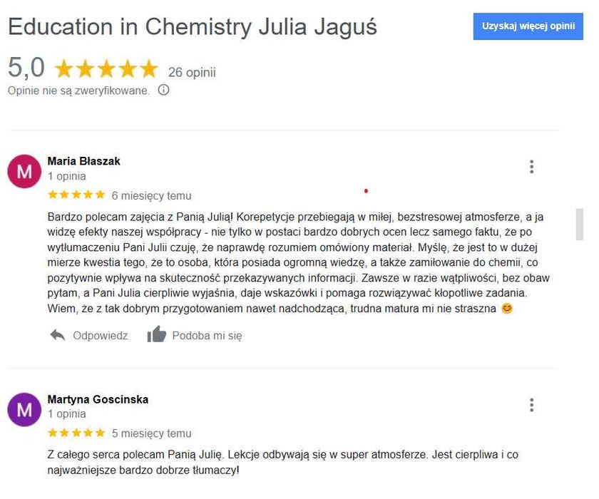 Korepetycje z CHEMII i BIOLOGII– przygotowanie do matury 2026!