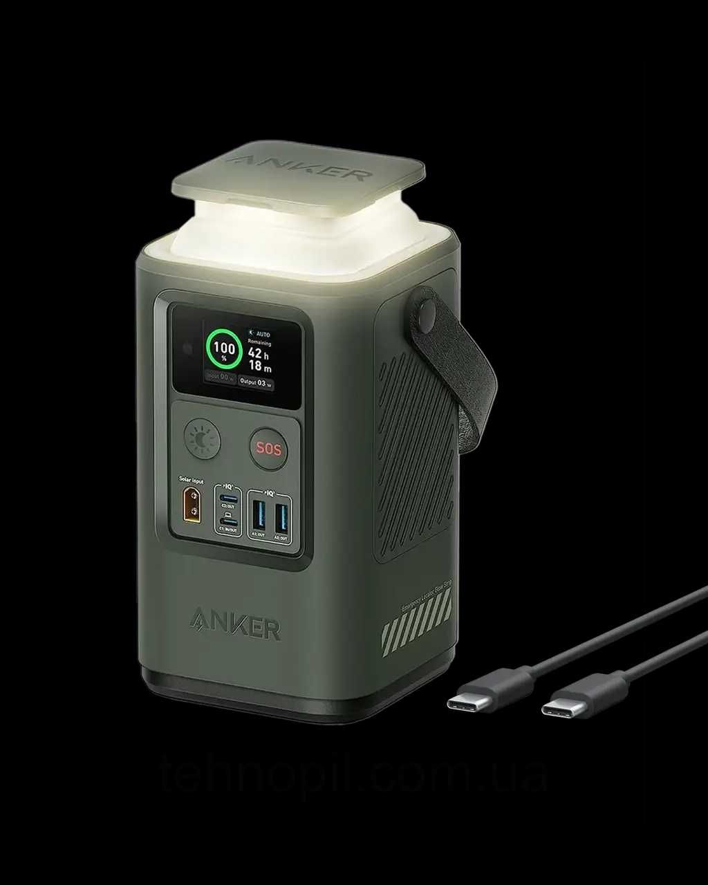 Anker 548 Power Bank 60000mAh Павербанк (Зарядна станція) з ліхтарем
