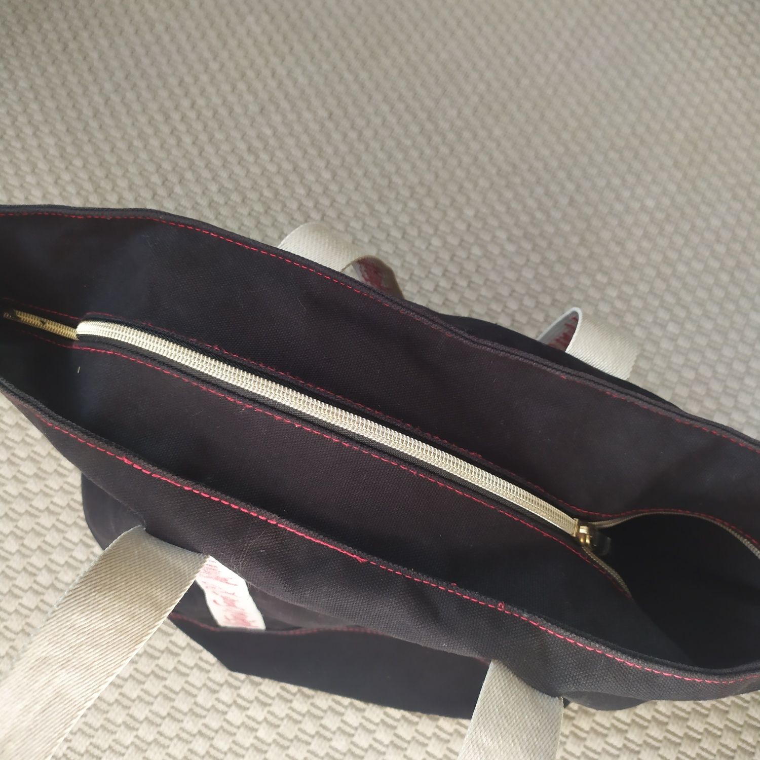 Torba tekstylna Victoria Secret czarna