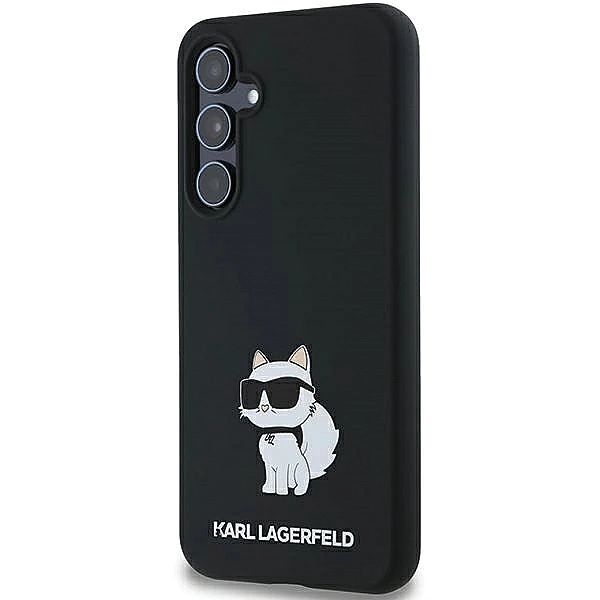 Etui Karl Lagerfeld Silicone Choupette na Samsung Galaxy A35 - czarne