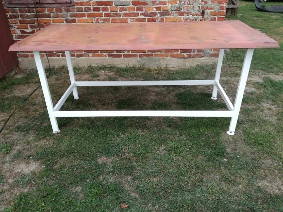 Stół warsztatowy duzy solidny falbanek stół pod imadło