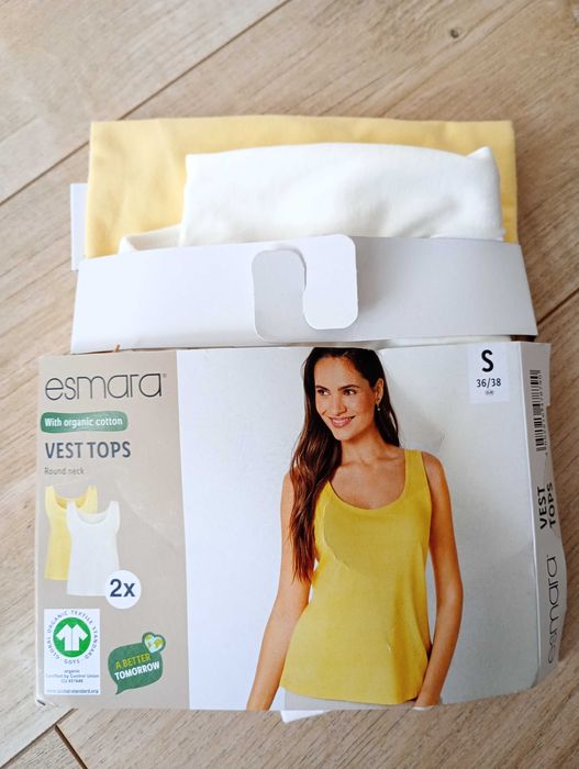 2 pak damskich topów rozmiar S 36\38