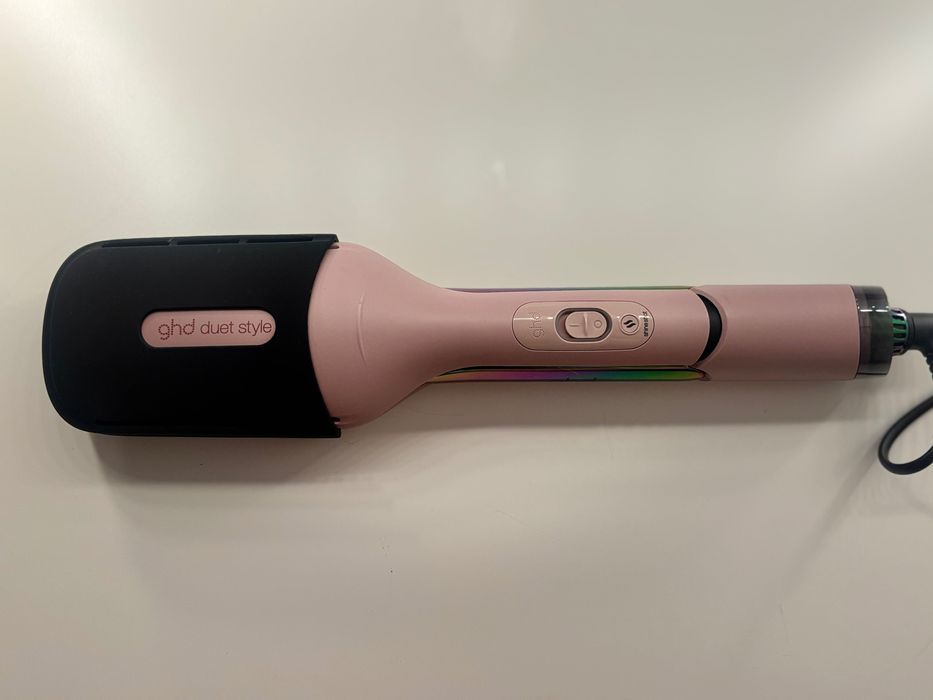 GHD duet Style 2 em 1 Rosa nude com bolsa-como nova