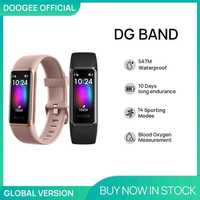 Водонепроницаемый смарт-браслет DOOGEE DG Band Черный, Розовый