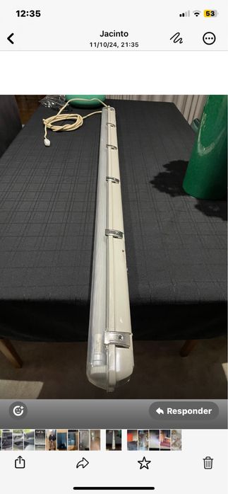 Lâmpada florescente com proteção